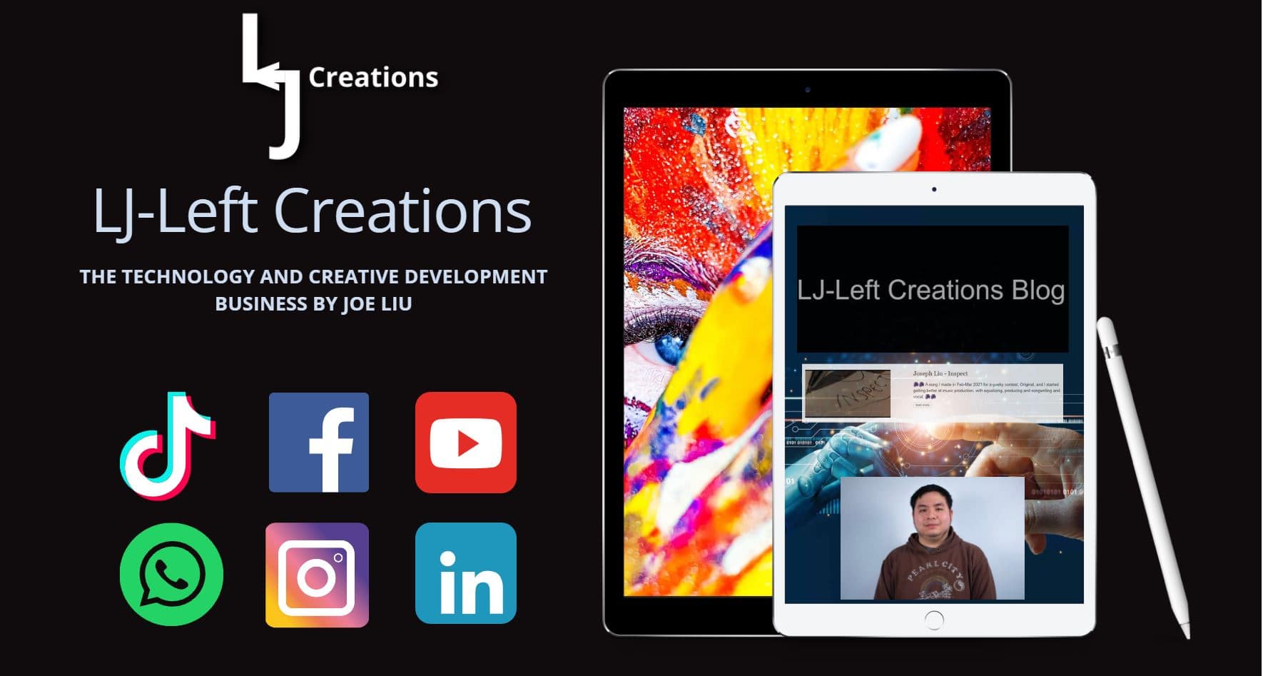 LJ-Left Creations Landing Page